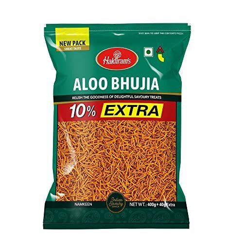 Delicious Taste Mouth Watering Spicy Tasty Snack Haldiram'S Aloo Bhujiya Fat: 6 Grams (G)