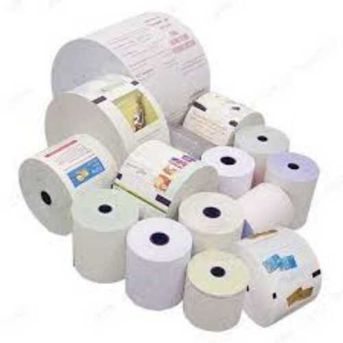 Wood Pulp Master 80 Mm Thermal Paper Roll, Gsm: Less Than 80 Gsm, White Color