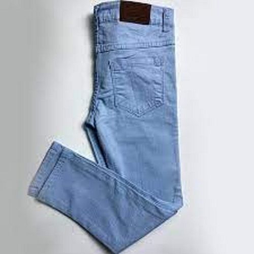 Men Comfortable And Stretchable Light Weight Easy To Wear Blue Jeans 