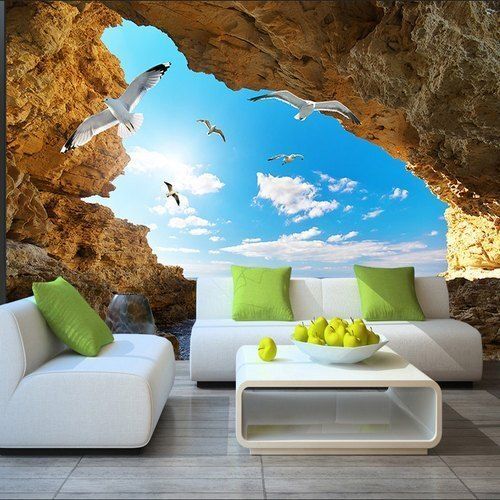 Living Room Wallpaper Decorating Ideas