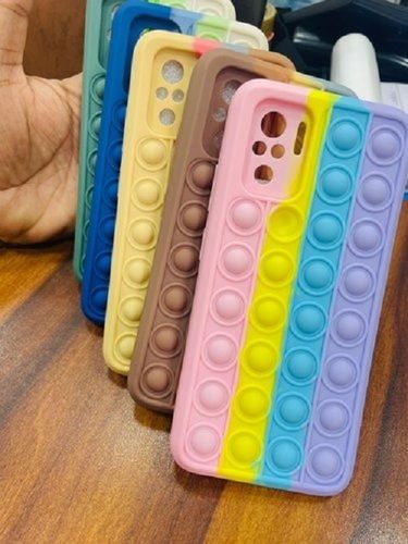 Scratch Resistant Excellent Finish Light Weight Multicolor Back Mobile Cover Body Material: Rubber