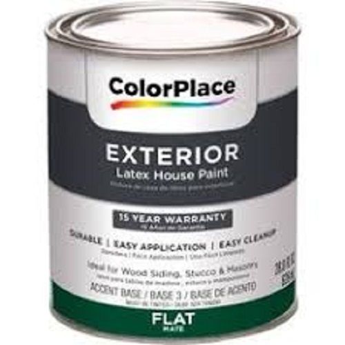 Shine And Smooth Weather Resistant Color Place Exterior Latex House Wall Paint Moisture (%): 0.2%