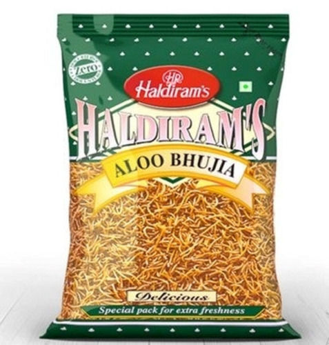 Spicy And Delicious Fried Indian Snacks, Haldirams Aloo Bhujia Namkeen Grade: Food Grade