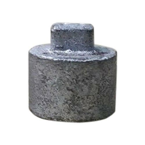 Silver Strong And Rough Cast Iron Pipe Fittings Round Cap Pipe Plug