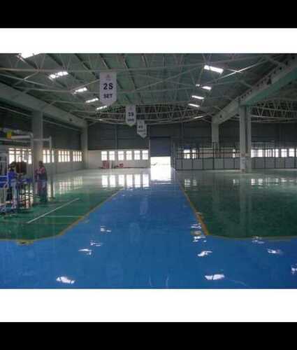 Plastic Timely Execution And Cost Effective Epoxy Flooring Services, For Industrial Floor Coatings