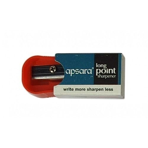 Plastic Apsara Long Point Sharpener, Weight 10 Gram, Stainless Steel Blade Materials No