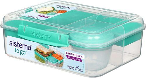 Highly Durable And Light Weight Transparent Plastic Lunch Box For School Students