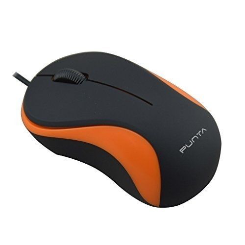 Long Durable High Performance Black And Orange Computer Mouse