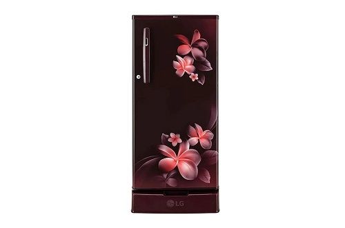 Maroon Colour Design Lg 190L 2 Star Direct-Cool Single Door Refrigerator Capacity: 190 Liter/Day