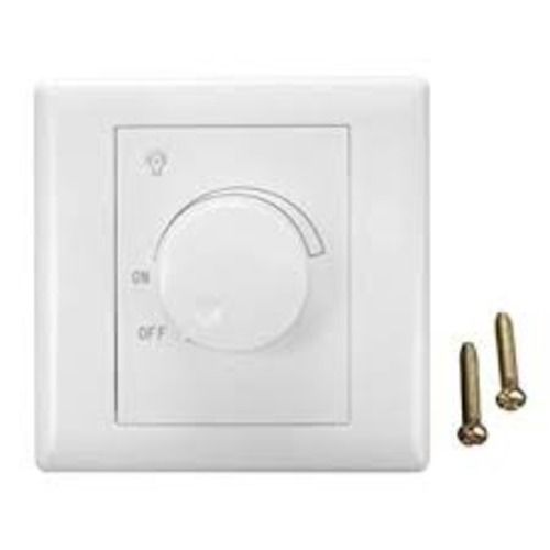 Polycarbonate Square White Adjustable Controller Led Dimmer Switch Input Voltage: 120 Volt (V)