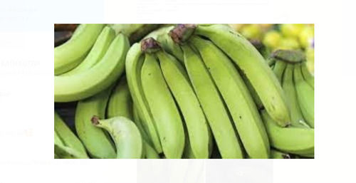 Common Raw Whole Green Banana, Topological Shape, Size 5 Inches, Weight 120 Grams 