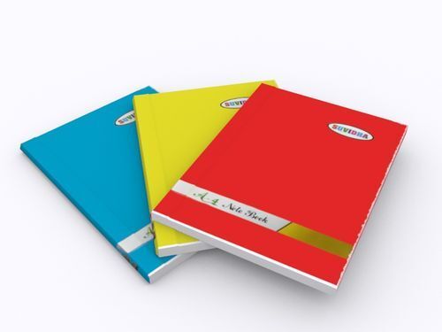 Yellow Soft And Smooth Surface And Good Grade Paper Quality A4 Size Notebook Pack Of 12