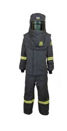 Durable And Long Lasting Use Black Full Sleeves Arc Welding Full Body Safety Suit For Industrial Use Gender: Unisex