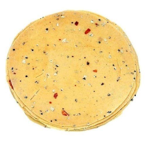 Hygienically Packed Spicy No Artificial Colors Yellow Moong Masala Papad Shelf Life: 2-3 Week