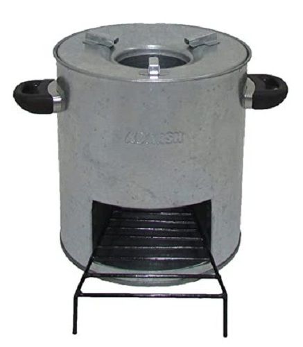 Less Maintenance Eco Friendly Grey Color Steel Biomass Stove Gas Consumption: 200-450 Liter/Hour (L/Hr)