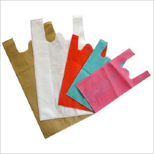 Non Woven Eco Friendly Light Weight Recyclable Easy To Carry W Cut Plain Bags