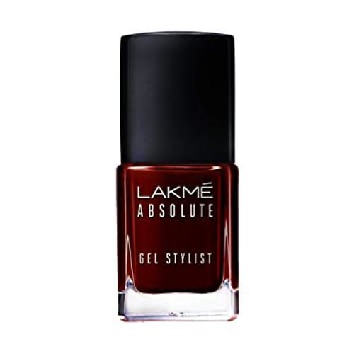Perfect For Special Occasions Stylist Glitter Texture Lakme Red Colour Nail Paint 