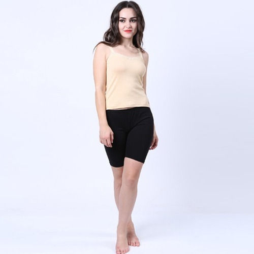 Available In Different Colors Plain Ladies Slip Lace Camisole With Perfect Fitting And Shrink Resistance