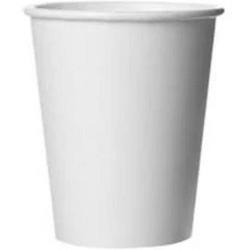 White Color Disposable Plain Paper Cups 250ml For Party And Hot And Cold Beverages, Pack Of 50 Cups