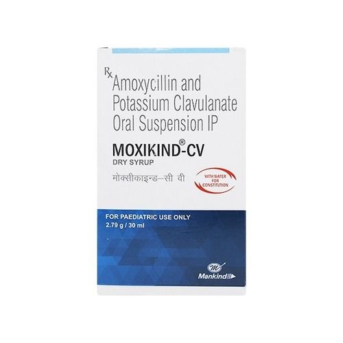 Amoxycillin And Potassium Clavulanate Oral Suspension Ip, Pack Of 30 Ml