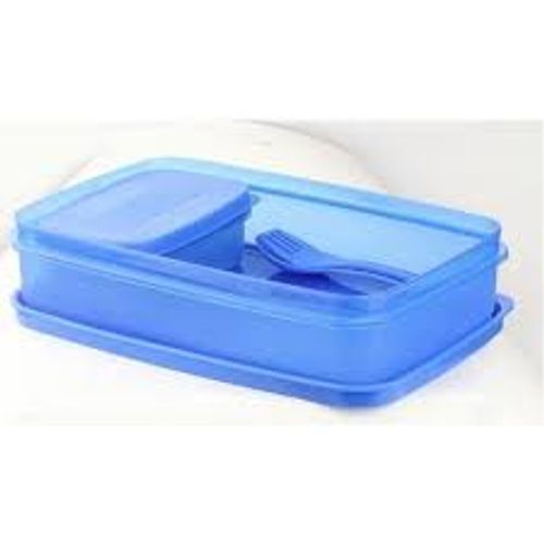 High Quality Food Storage Container Bpa-Free Virgin Plastic Lunch Boxes Deep Blue