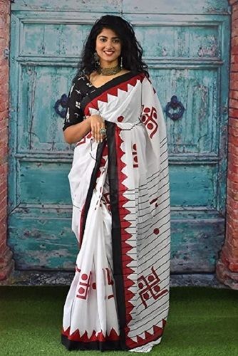 Ladies Casual Wear Designer Printed Karnataka Saree