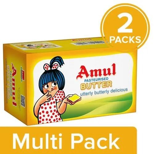 Pack Of 1 Kg Amul Pastuerised Food Grade Yellow Uttery Butter With Delicious Taste