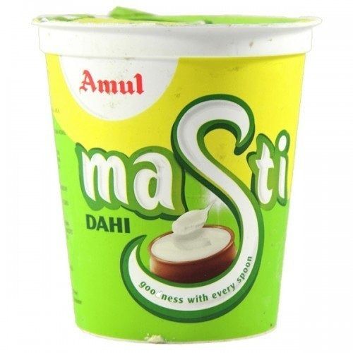 Pack Of 400 Grams Fresh And Pure Healthy Amul Masti Dahi 