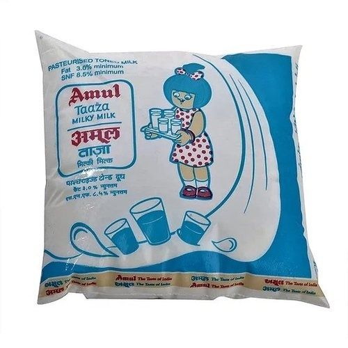 Amul Taaza Toned Milk For Childrens, Pack Size 500 Ml, 2 Days Shelf Life Age Group: Children