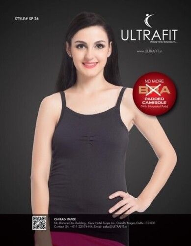 Plain 26 Inch Pink Camisoles Tank Top at best price in Ghaziabad