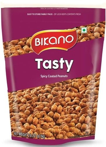 Spicy And Salty Crunchy Tasty Bikano Peanut Namkeen, Packaging Size 1 Kg  Carbohydrate: 14.3 Percentage ( % )