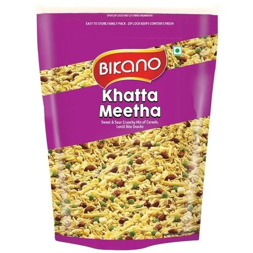 Sweet And Sour Crunchy Haldiram Khatta Meetha Namkeen, Packaging Size 1 Kg