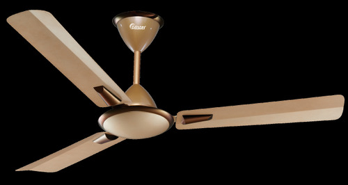 Beautiful And Lower Power Consumption Three Blades Glistering Gold Color Ceiling Fan Blade Diameter: 12-12 Inch (In)