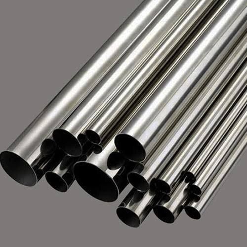 Silver Chemical Resistance Stainless Steel Round Shape Pipe For Plumbing And Industrial Uses