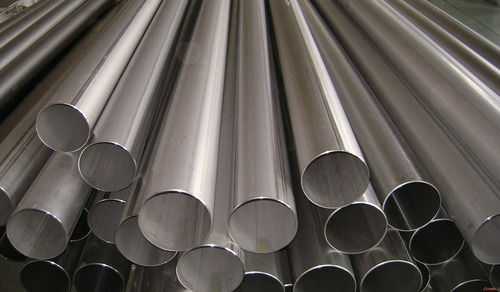 Silver Chemical Resistant Round Shape Stainless Steel Pipe For Industrial And Plumbing Uses