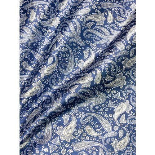 Comfortable Perfect Elegant Skin Friendly Wrinkle Free Blue Printed Viscose Fabric