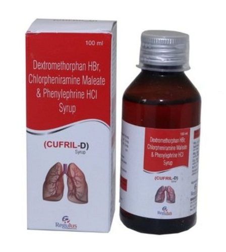Dxtromethorphan Chlorpheniramine Phenylephrine Drug Syrup 