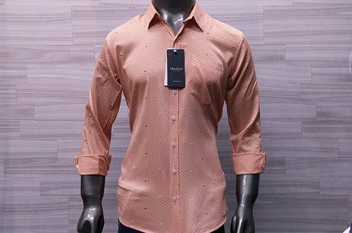 Light Weight Casual Wear Highly Breathable Collar Neck Men'S Printed Shirts Age Group: 19