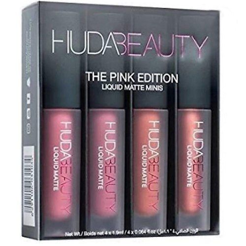 Lightweight Non Sticky Water Based Huda Beauty Liquid Lipstick With Metallics Shades