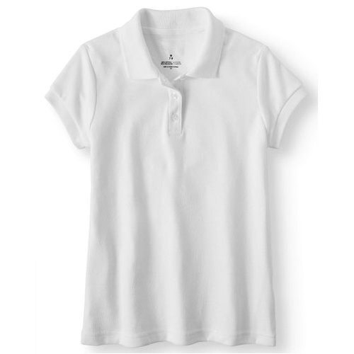 Plain White Casual Wear And Breathable Collar Neck Cotton T Shirt