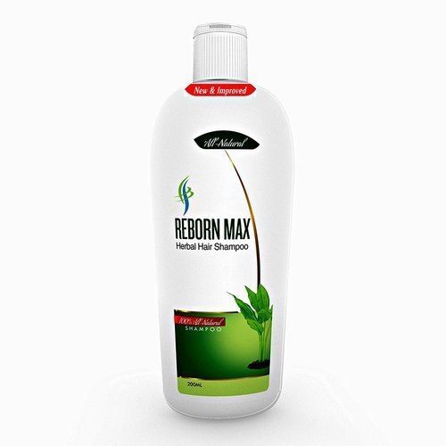 SLS and Paraben Free Reborn Max Herbal Hair Shampoo, 300ml For Men and Women