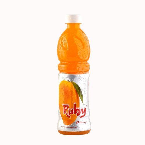 Tasty Yellow Mango Flavor Cold Drink with 500ml Reusable Plastic Bottle Packaging
