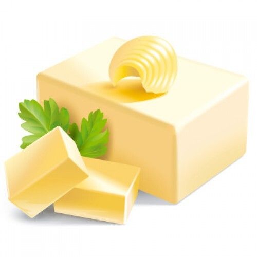 1 Kilogram Original Hygienically Processed Fresh Delicious Yellow Butter With 20% Fat