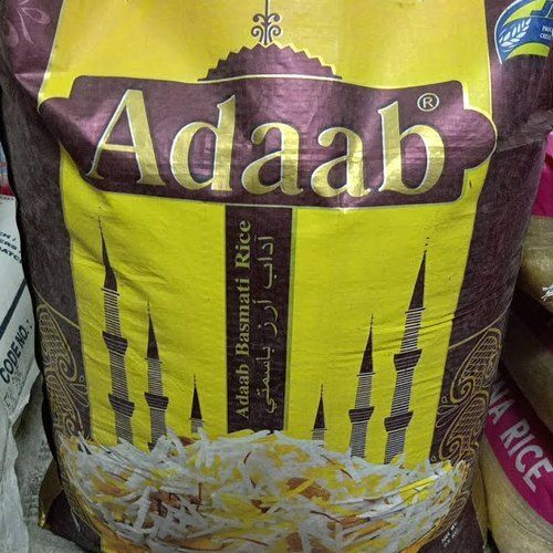 100% Fresh and Pure Adaab Long Grain Brown Basmati Rice with 25 Kilogram Packet