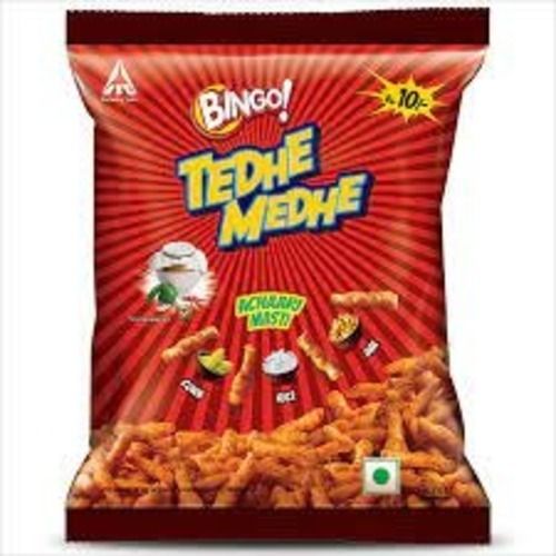 Crunchy And Spicy Tasty Fried Bingo Tedhe Medhe Kurkure For Daily Snacks