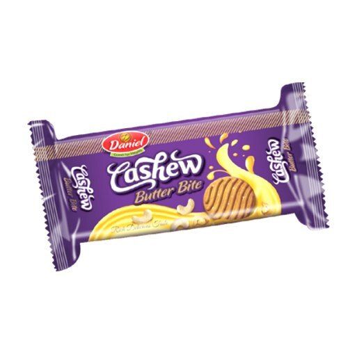 Daniel Easy To Digest Sweet Crispy Cashew Butter Bite Biscuit With Round Shape