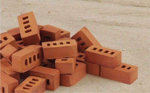 First Grade High Sturdiness Red Colour And Simple Clay Brick For Construction Dimension(L*W*H): 6 Inch (In)