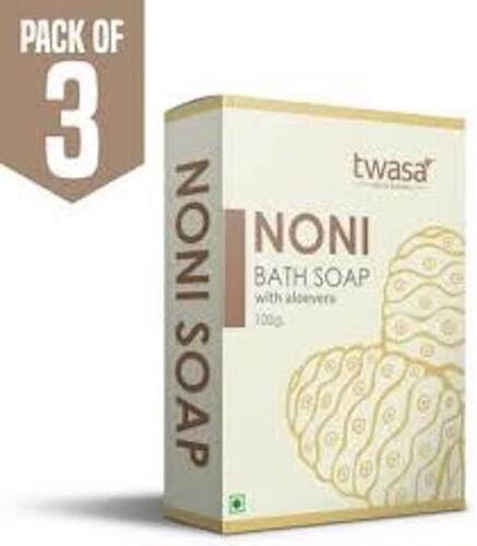Glowing And Natural Skin Friendly Soft Skin White Colour Bath Soap Noni 