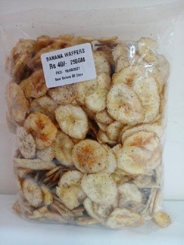 Light Snack Delicious Natural Banana Wafers Packaging Type Packet