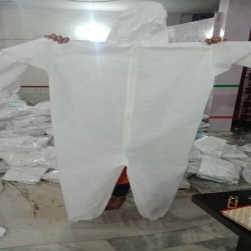 Non Woven Disposable Plastic Ppe Coverall With Shoe Cover